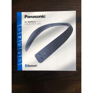 パナソニック(Panasonic)のPanasonicワイヤレスネックスピーカーシステムブラック SC-WN10-K(スピーカー)