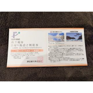 2枚4名様分　ユネッサン　下田海中水族館　藤田観光　株主優待券(遊園地/テーマパーク)