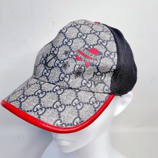 半額SALE/ XLサイズ メンズ メッシュキャップ GG柄 グッチ GUCCI