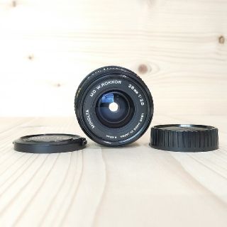 コニカミノルタ(KONICA MINOLTA)の【美品】MINOLTA ミノルタ MD W.ROKKOR 28mm f2.8(レンズ(単焦点))