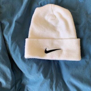 ナイキ(NIKE)の90s ナイキ　ニットキャップ　白(ニット帽/ビーニー)