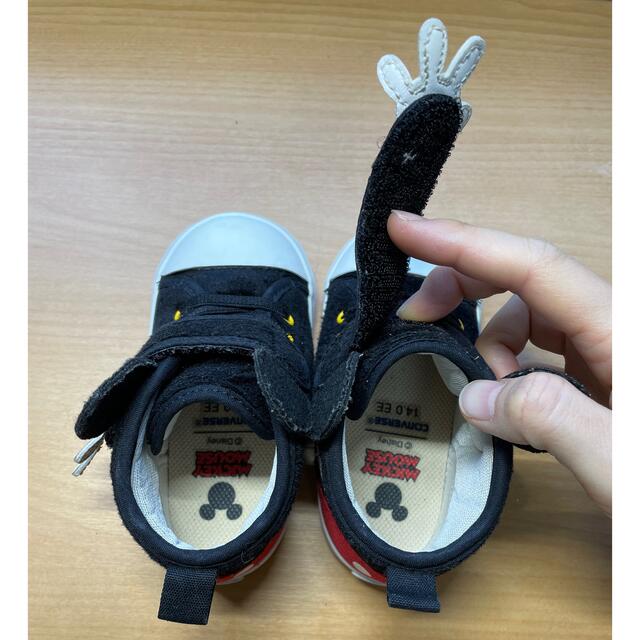 CONVERSE(コンバース)のconverse 14.0cm Mickey Mouse キッズ/ベビー/マタニティのベビー靴/シューズ(~14cm)(スニーカー)の商品写真