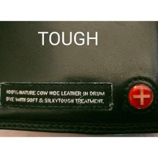 タフ(TOUGH)のTOUGH タフ メンズ二つ折り財布 ブラック(折り財布)