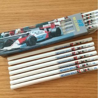 トンボエンピツ(トンボ鉛筆)の未使用★昭和レトロ★スポーツカー鉛筆①MCLAREN MP4/3 (1ダース)(その他)