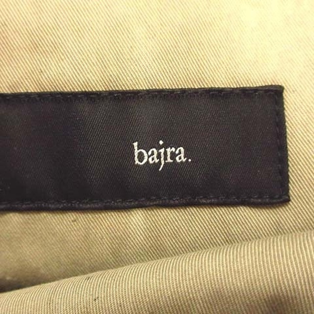 バジュラ bajra トレンチ コート ジャケット アウター ベルト付 ●１※