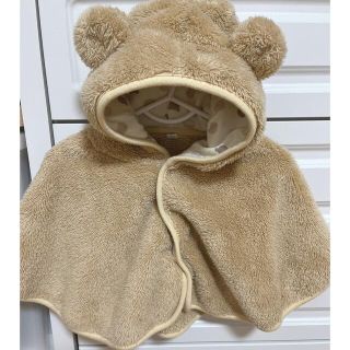 ベビーギャップ(babyGAP)の【美品】クマ耳ポンチョ(ジャケット/コート)