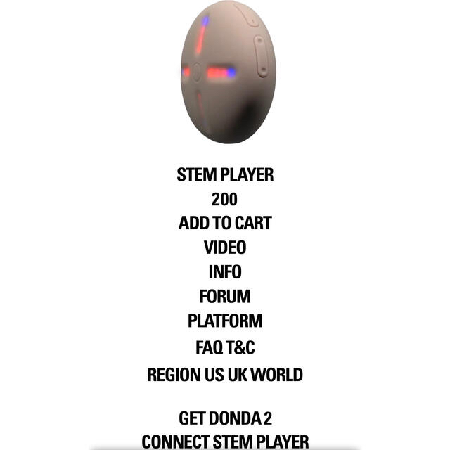 DONDA Stem player  Kanye West 楽器のDJ機器(その他)の商品写真