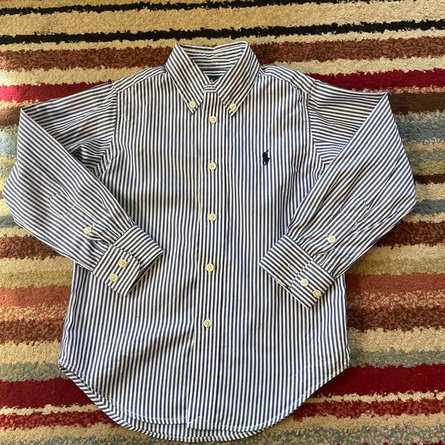 Ralph Lauren(ラルフローレン)のストライプシャツ キッズ/ベビー/マタニティのキッズ服男の子用(90cm~)(ブラウス)の商品写真