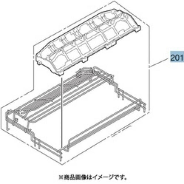 三菱電機(ミツビシデンキ)の三菱電機 M16171349T [EW-45MD1SU用 上カゴ] スマホ/家電/カメラの調理家電(調理機器)の商品写真