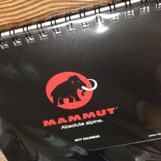 マムート(Mammut)の新品 2017年 マムートカレンダー 卓上カレンダー(カレンダー/スケジュール)