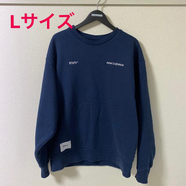 安いお買い得】 W)taps - WTAPS New Balance CREW SWEATSHIRT NAVYの