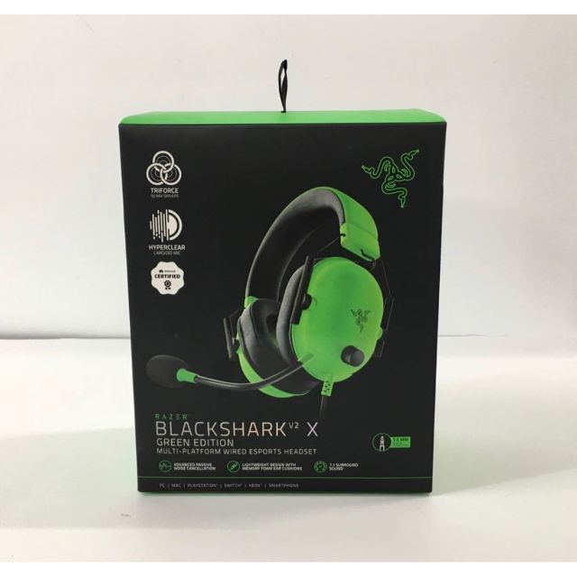 美品 Razer BlackShark V2 X Green Edition
