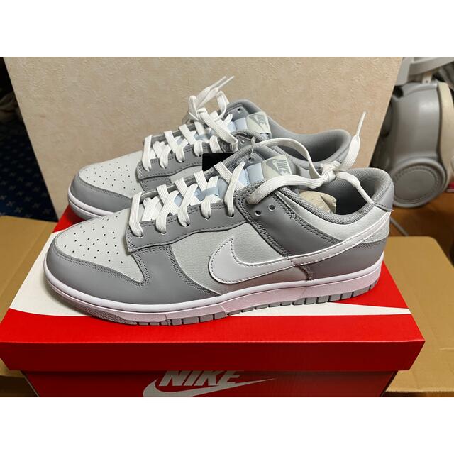 靴/シューズNike Dunk Low  Grey ナイキ ダンク ロー  グレー