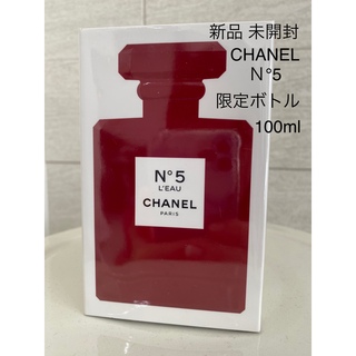 シャネル(CHANEL)のCHANEL 香水 No5 ロー オードゥ トワレット 限定 赤 ボトル(香水(女性用))