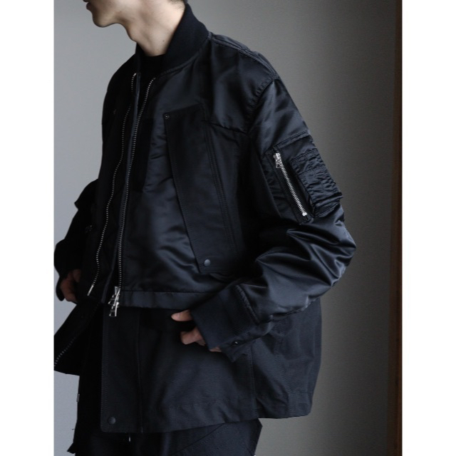 【極美品】sacai 21AW Nylon Twill Mix Blouson