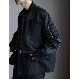 sacai Nylon Twill Mix Blouson 2022 ss