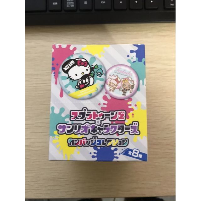 新品未開封 スプラトゥーン2 サンリオキャラクターズカンバッジコレクションBOX