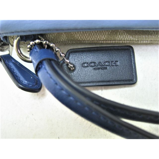 COACH(コーチ)のコーチCOACH小物入ポーチ財布 ダブルファスナー付 F57585 L1680 レディースのバッグ(クラッチバッグ)の商品写真