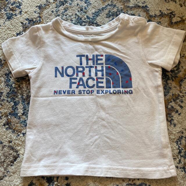THE NORTH FACE(ザノースフェイス)のthe north face ノースフェイス　Tシャツ 80センチ キッズ/ベビー/マタニティのベビー服(~85cm)(Ｔシャツ)の商品写真