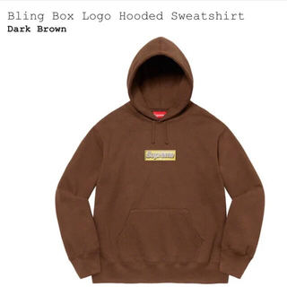 シュプリーム(Supreme)のBling Box Logo Hooded Sweatshirt L(パーカー)
