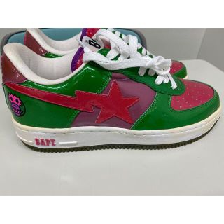 アベイシングエイプ(A BATHING APE)のAPE BAPESTA ラメ US9.5 新品(スニーカー)