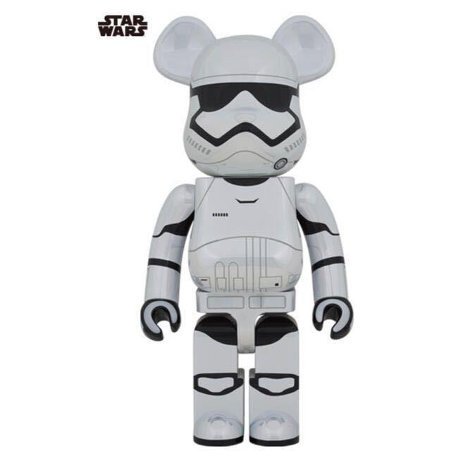 MEDICOM TOY(メディコムトイ)のBE@RBRICK FIRST ORDER STORMTROOPER　1000% エンタメ/ホビーのおもちゃ/ぬいぐるみ(キャラクターグッズ)の商品写真