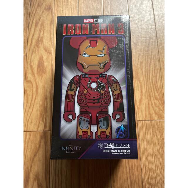 その他BE@RBRICK IRON MAN MARK VII DAMAGE 400%