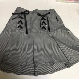 シマムラ(しまむら)のリッカリッカチェック柄スカート150(ミニスカート)