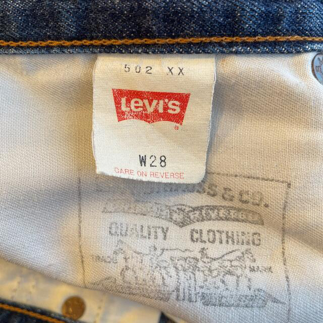 Levi's(リーバイス)の90s ビンテージ リーバイス 502 xx 502xx デニム bigE 赤耳 メンズのパンツ(デニム/ジーンズ)の商品写真