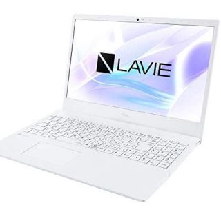 エヌイーシー(NEC)の15.6インチ　NEC LAVIE パールホワイト(ノートPC)