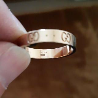 グッチ(Gucci)のグッチ　アイコンリング　サイズ18　結婚指輪エンゲージリングペアリング(リング(指輪))