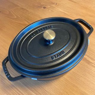 ストウブ(STAUB)のストウブ　ココットオーバル27センチ(鍋/フライパン)