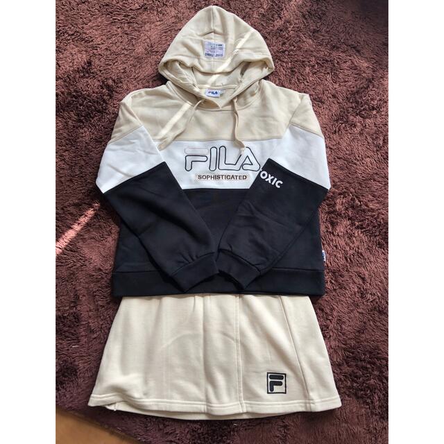 FILA(フィラ)のFILA×ラブトキシックセットアップ キッズ/ベビー/マタニティのキッズ服女の子用(90cm~)(その他)の商品写真