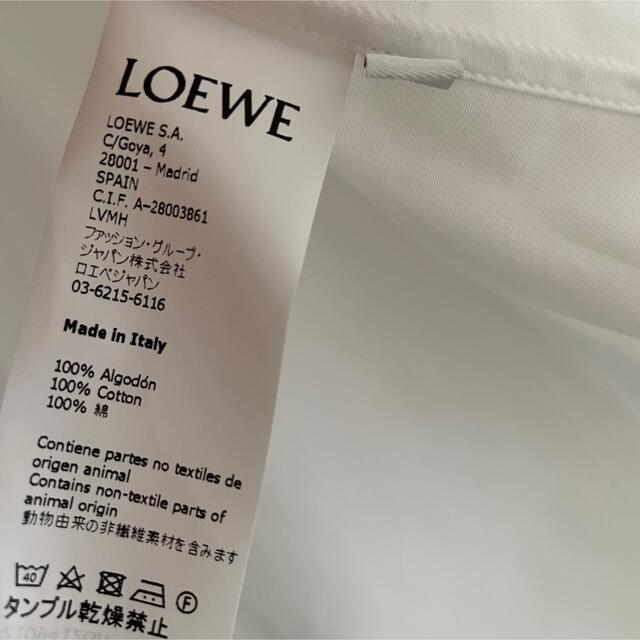 LOEWE(ロエベ)のタグ付き　未使用 LOEWE アシンメトリーデザインシャツ sizeS レディースのトップス(シャツ/ブラウス(長袖/七分))の商品写真