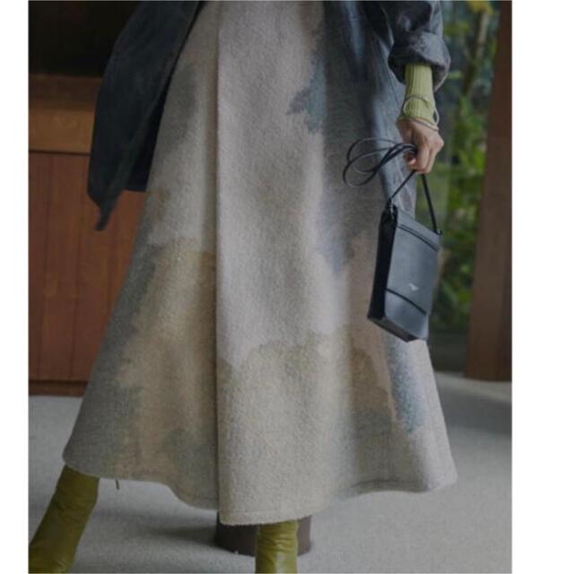 完売 Ameri ANDREA ABSTRACT PAINT SKIRT cardiologiaintegrada.com.br