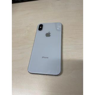 アイフォーン(iPhone)のiPhone xs 64GB シルバー　箱付き(スマートフォン本体)