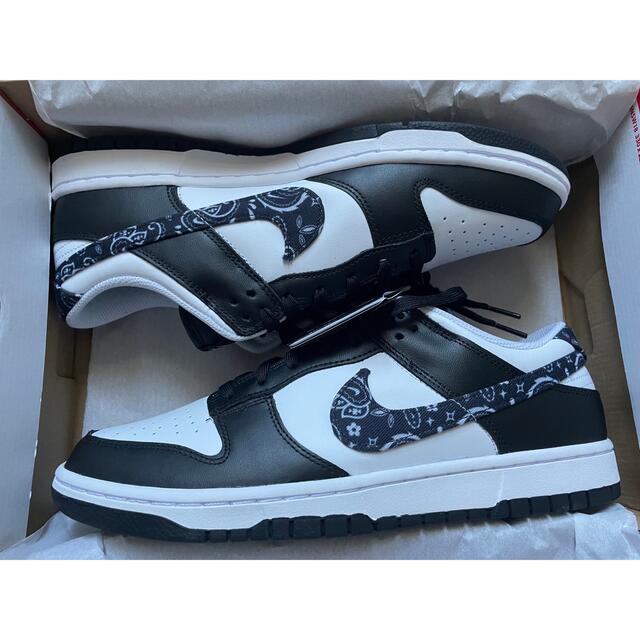 NIKE ダンクロー ペイズリー ブラック 26センチ