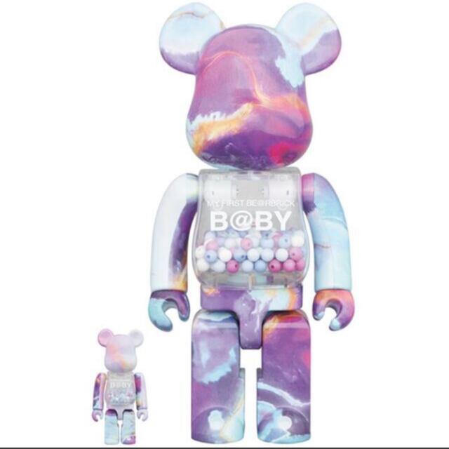 MEDICOM TOY(メディコムトイ)のMY FIRST BE@RBRICK B@BY MARBLE 100%&400% エンタメ/ホビーのフィギュア(その他)の商品写真