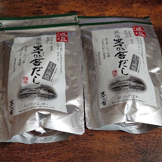 2袋セット　調味料　茅乃舎　減塩茅乃舎だし(8g×27袋)