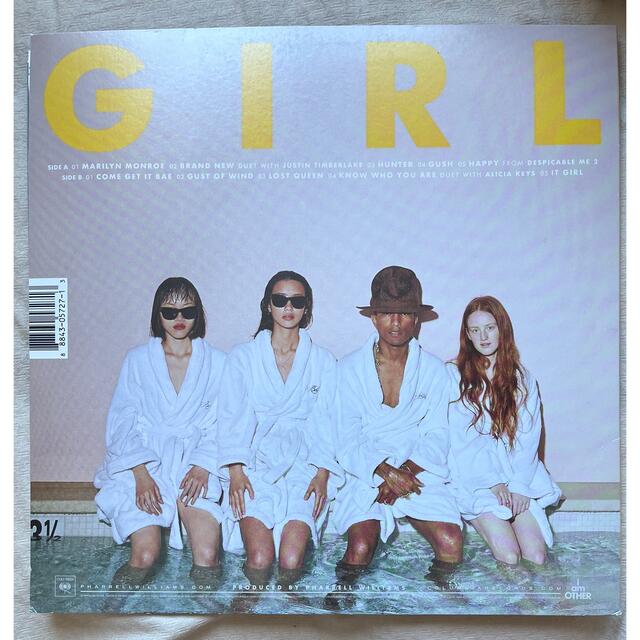 PHARRELL WILLIAMS / GIRL LPレコード エンタメ/ホビーのCD(ポップス/ロック(洋楽))の商品写真