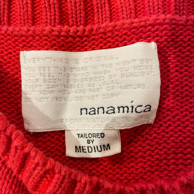 nanamica(ナナミカ)のnanamica ニット 7部丈 サイズM レディースのトップス(ニット/セーター)の商品写真