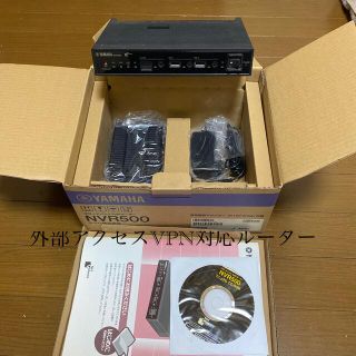 ヤマハ(ヤマハ)のヤマハ　NVR500 箱　説明書付き(PC周辺機器)