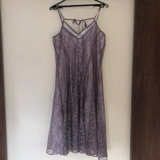 プロポーションボディドレッシング(PROPORTION BODY DRESSING)の美品☆プロポーションボディドレッシング　フラワーレースワンピース(ひざ丈ワンピース)