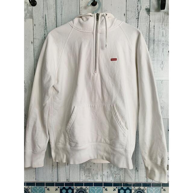 ブリヤンテス・レッド Supreme Small Box Logo Half Zip Hoodie