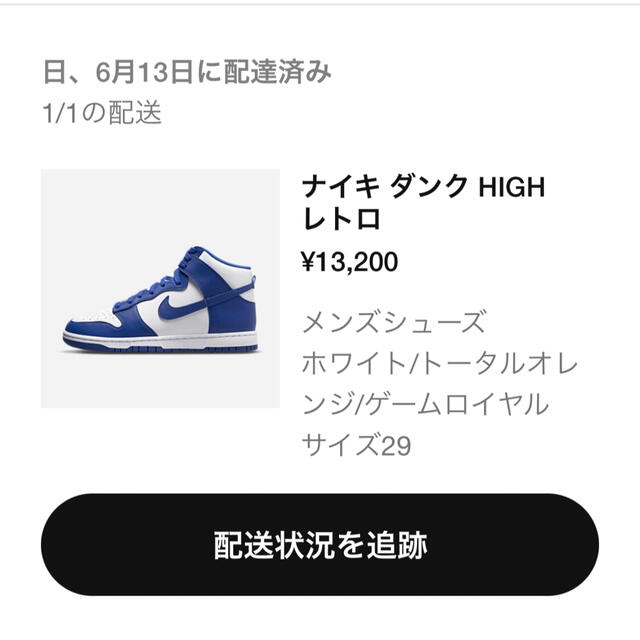 NIKE(ナイキ)のNike Dunk High "Game Royal" メンズの靴/シューズ(スニーカー)の商品写真