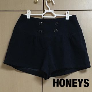 ハニーズ(HONEYS)のハニーズネイビースエード調キュロット♡(キュロット)