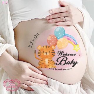 マタニティフォトベリーペイントシール♡安産祈願　お守り　出産祝い　男の子　女の子(その他)