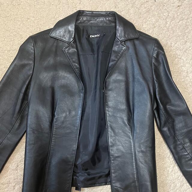 DKNY ウール綾織タックJK 新品未使用 size2 コンパクト
