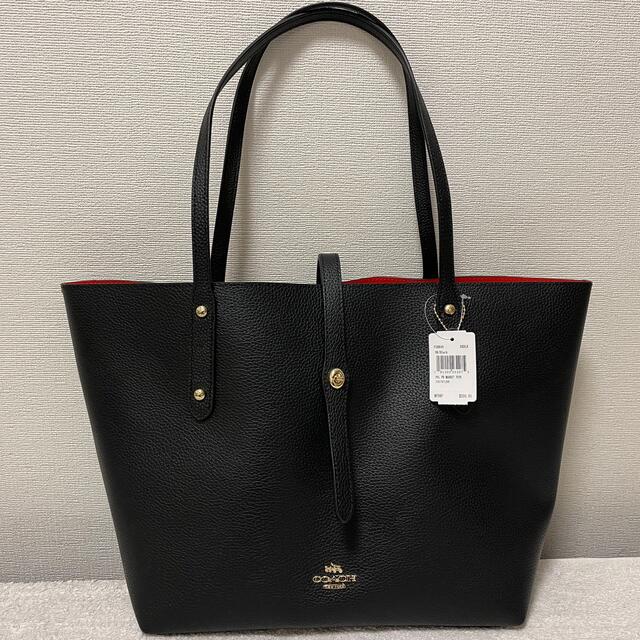 coach コーチ トートバッグ ブラック レッド-