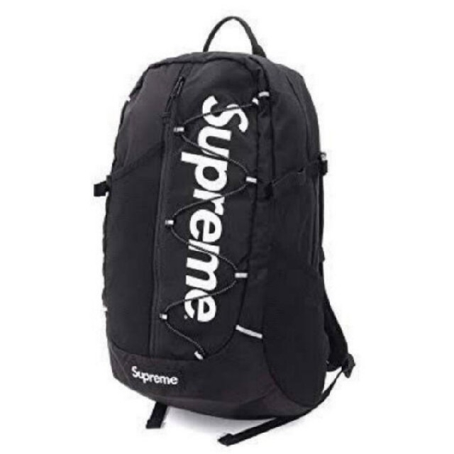 正規品 未使用 レア 希少17ss Supreme Backpack BLACK